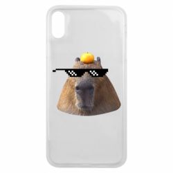 Чехол для iPhone Xs Max Capybara cool - PrintSalon