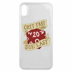Чехол для iPhone Xs Max Crit fast - die last - PrintSalon