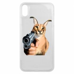 Чехол для iPhone Xs Max Шлепа с пистолетом - PrintSalon