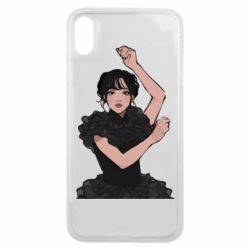 Чехол для iPhone Xs Max Уэнсдей арт - PrintSalon