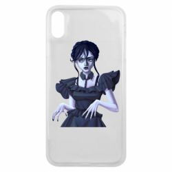 Чехол для iPhone Xs Max Венздей арт - PrintSalon