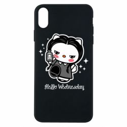 Чехол для iPhone Xs Max Wednesday Hello Kitty - PrintSalon