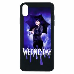 Чехол для iPhone Xs Max Wednesday Text Logo - PrintSalon