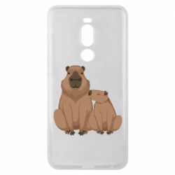 Чехол для Meizu Note 8 Две капибары - PrintSalon