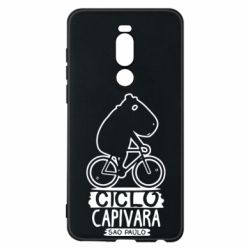 Чехол для Meizu Note 8 Капибара на велосипеде - PrintSalon