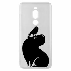 Чохол для Meizu Note 8 Копібара та Пташка - PrintSalon