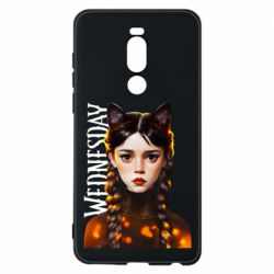 Чехол для Meizu Note 8 Венздей кошка - PrintSalon