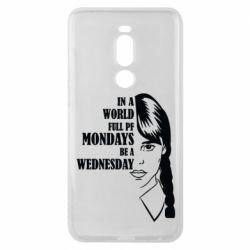Чехол для Meizu Note 8 Wednesday girl - PrintSalon