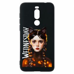 Чехол для Meizu X8 Венздей кошка