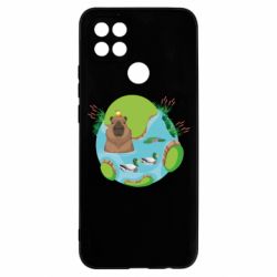 Чехол для Oppo A15s/A15 Капибара в воде - PrintSalon