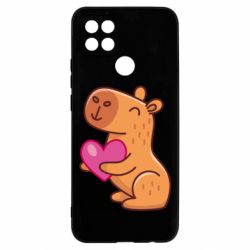 Чехол для Oppo A15s/A15 Капибара сердечко - PrintSalon