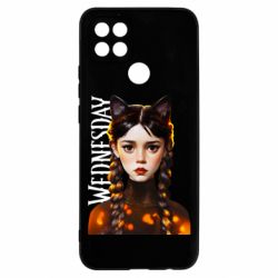 Чехол для Oppo A15s/A15 Венздей кошка - PrintSalon