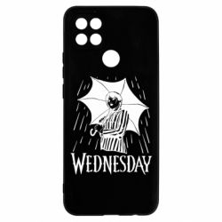 Чохол для Oppo A15s / A15 Венздей Вдамс и зонт - PrintSalon