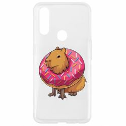 Чехол для Oppo A31 Пончик с капибарой - PrintSalon