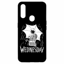 Чохол для Oppo A31 Венздей Вдамс и зонт