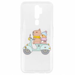 Чехол для Oppo A5/A9 2020 Капибара и Морская свинка