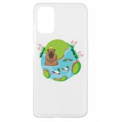 Чехол для Oppo A52/A72/A92 Капибара в воде - PrintSalon