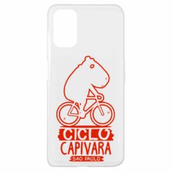 Чехол для Oppo A52/A72/A92 Капибара на велосипеде - PrintSalon