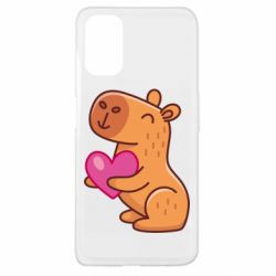 Чехол для Oppo A52/A72/A92 Капибара сердечко - PrintSalon