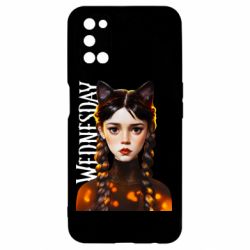 Чехол для Oppo A52/A72/A92 Венздей кошка - PrintSalon