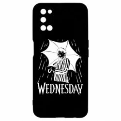 Чохол для Oppo A52 / A72 / A92Венздей Вдамс и зонт - PrintSalon