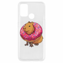 Чехол для Oppo A53/A32/A33 Пончик с капибарой - PrintSalon