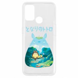 Чехол для Oppo A53/A32/A33 Тоторо на рыбалке