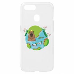 Чехол для Oppo A5s/A12 Капибара в воде - PrintSalon