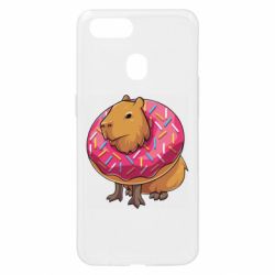 Чехол для Oppo A5s/A12 Пончик с капибарой - PrintSalon