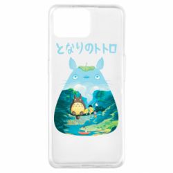 Чехол для Oppo A73 Тоторо на рыбалке - PrintSalon