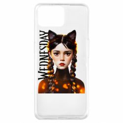 Чехол для Oppo A73 Венздей кошка - PrintSalon