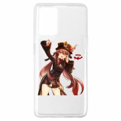 Чехол для Oppo A74 4G Ху Тао Геншин - PrintSalon