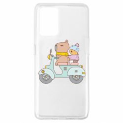 Чехол для Oppo A74 4G Капибара и Морская свинка - PrintSalon