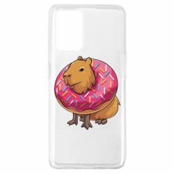 Чехол для Oppo A74 4G Пончик с капибарой - PrintSalon