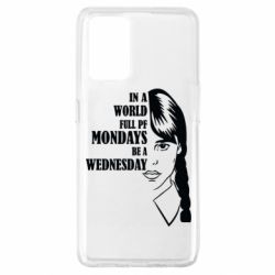 Чехол для Oppo A74 4G Wednesday girl - PrintSalon