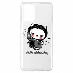 Чехол для Oppo A74 4G Wednesday Hello Kitty - PrintSalon
