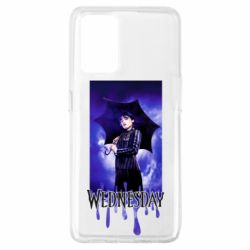 Чехол для Oppo A74 4G Wednesday Text Logo