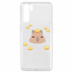 Чехол для Oppo A91/Reno3 Морда капибары - PrintSalon