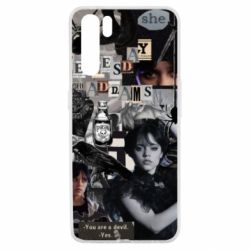 Чехол для Oppo A91/Reno3 Венздей Адамс. - PrintSalon
