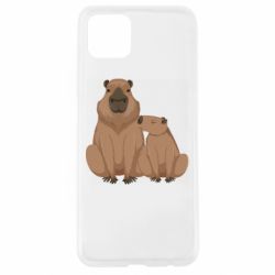 Чехол для Oppo A92s Две капибары - PrintSalon