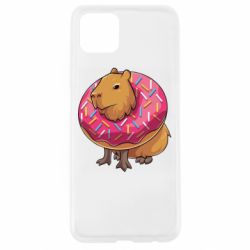 Чехол для Oppo A92s Пончик с капибарой - PrintSalon