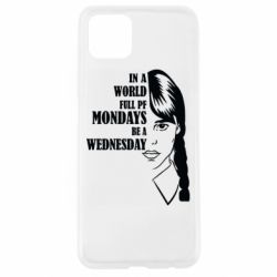 Чехол для Oppo A92s Wednesday girl - PrintSalon