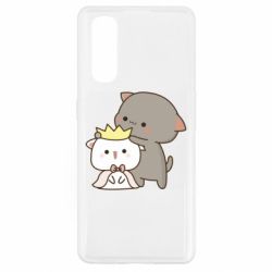 Чехол для Oppo Find X2 Чиби котики - PrintSalon