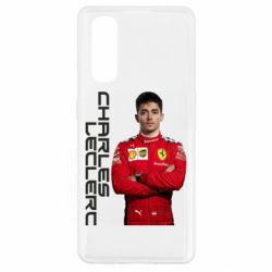 Чехол для Oppo Find X2 F1 Charles Leclerc - PrintSalon