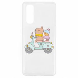 Чехол для Oppo Find X2 Капибара и Морская свинка - PrintSalon