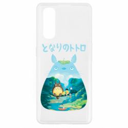 Чехол для Oppo Find X2 Тоторо на рыбалке - PrintSalon