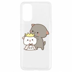 Чехол для Oppo Reno 4 Чиби котики - PrintSalon