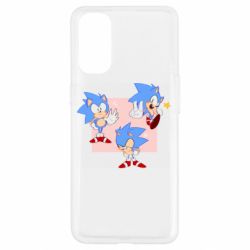 Чехол для Oppo Reno 4 Funny Sonic - PrintSalon