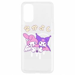 Чехол для Oppo Reno 4 Kuromi and My Melody - PrintSalon