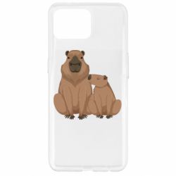 Чохол для Oppo Reno 4 Lite Дві капібари